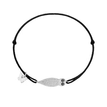 Load image into Gallery viewer, Sovilj Sapiens Crystal Bracelet - Rhodium Plated