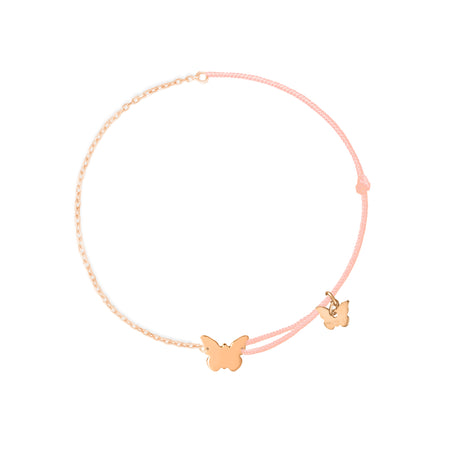 Butterfly And Half Bracelet