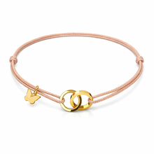 Load image into Gallery viewer, Love Link Bracelet - Yellow Gold Plated
