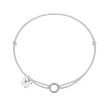 Load image into Gallery viewer, Zircon Circle Bracelet - White Gold Plated
