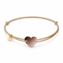 Load image into Gallery viewer, Candy Mirror Bronze Heart Bracelet
