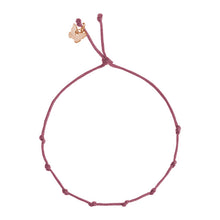 Load image into Gallery viewer, Lucky Rosso Granata String No. 8 Bracelet
