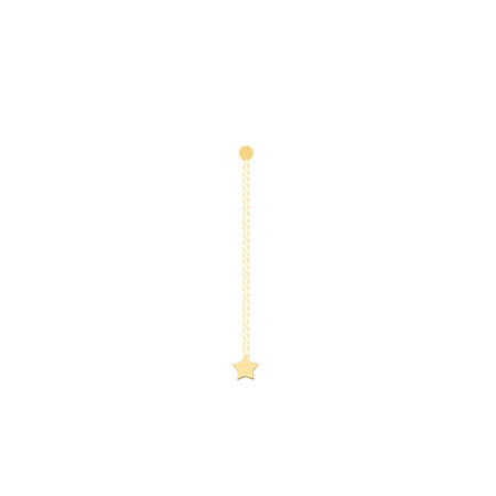 Hanging Chain Star Earring