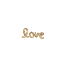 Load image into Gallery viewer, Love Earring Yellow Gold Plated
