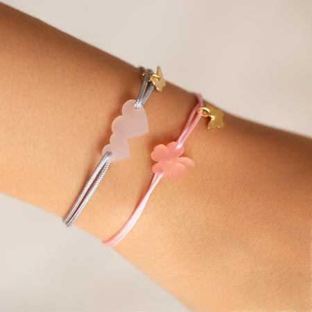 Classic Candy Two Hearts Armband