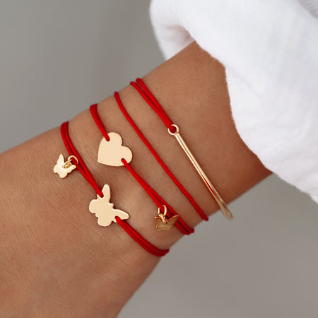 New Classic Butterfly Bracelet - Yellow Gold Plated