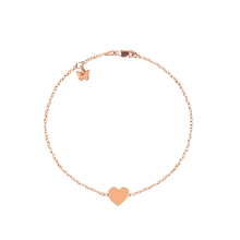 Load image into Gallery viewer, Sterling Silver Medium Heart Bracelet
