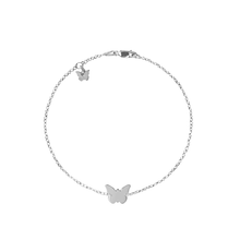 Load image into Gallery viewer, Sterling Silver Medium Butterfly Bracelet

