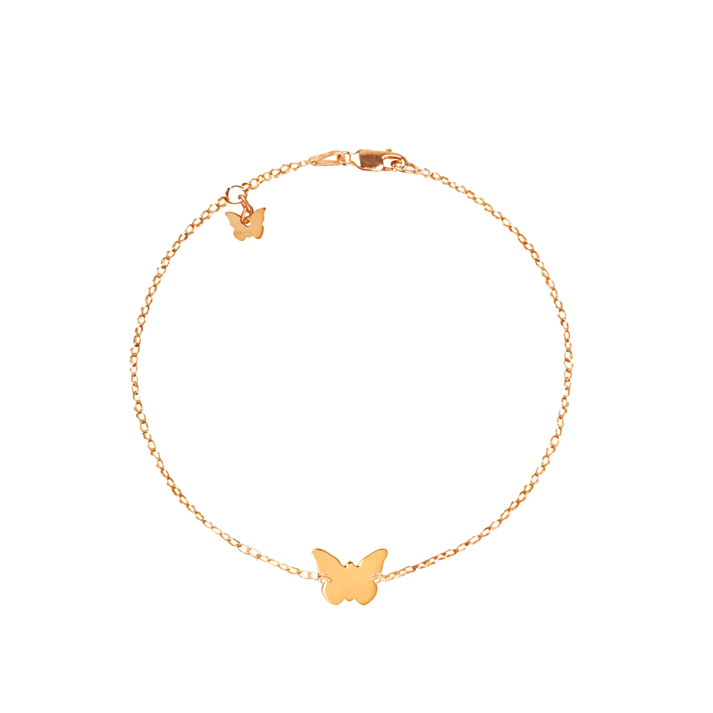 Sterling Silver Medium Butterfly Bracelet