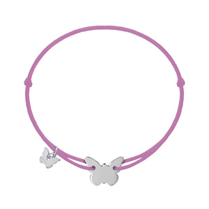 Classic Butterfly Bracelet - Rhodium Plated
