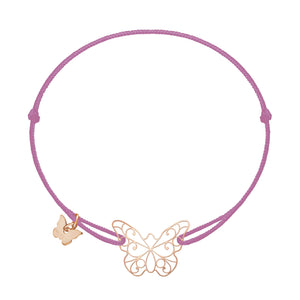 Lace Butterfly Bracelet - Rose Gold Plated - BRACELET - [variant.title]- Borboleta