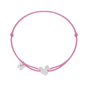 Sweet Heart White Gold Plated Bracelet