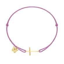 Load image into Gallery viewer, Cross Bracelet- Yellow Gold Plated - BRACELET - [variant.title]- Borboleta
