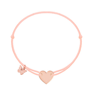 Classic Heart Bracelet - Rose Gold Plated
