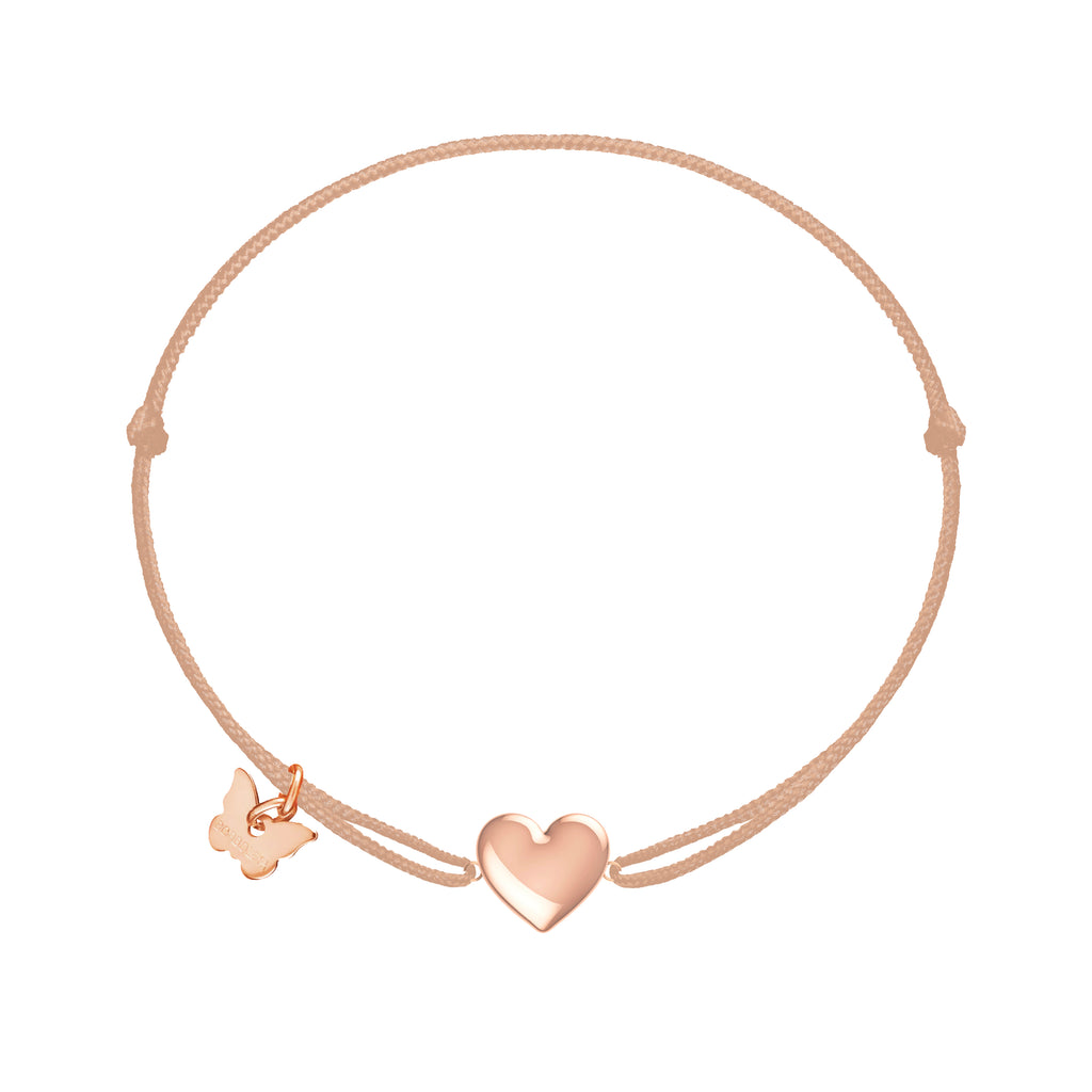 Small Heart Bracelet - Rose Gold Plated