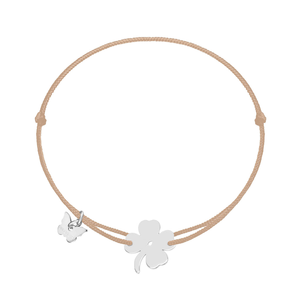 Classic Clover Bracelet - White Gold Plated - BRACELET - [variant.title]- Borboleta