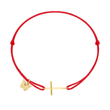Load image into Gallery viewer, Cross Bracelet- Yellow Gold Plated - BRACELET - [variant.title]- Borboleta
