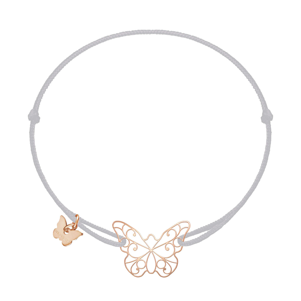 Lace Butterfly Bracelet - Rose Gold Plated - BRACELET - [variant.title]- Borboleta