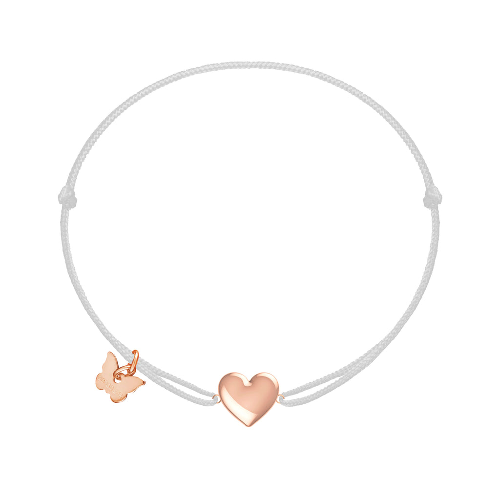 Small Heart Bracelet - Rose Gold Plated