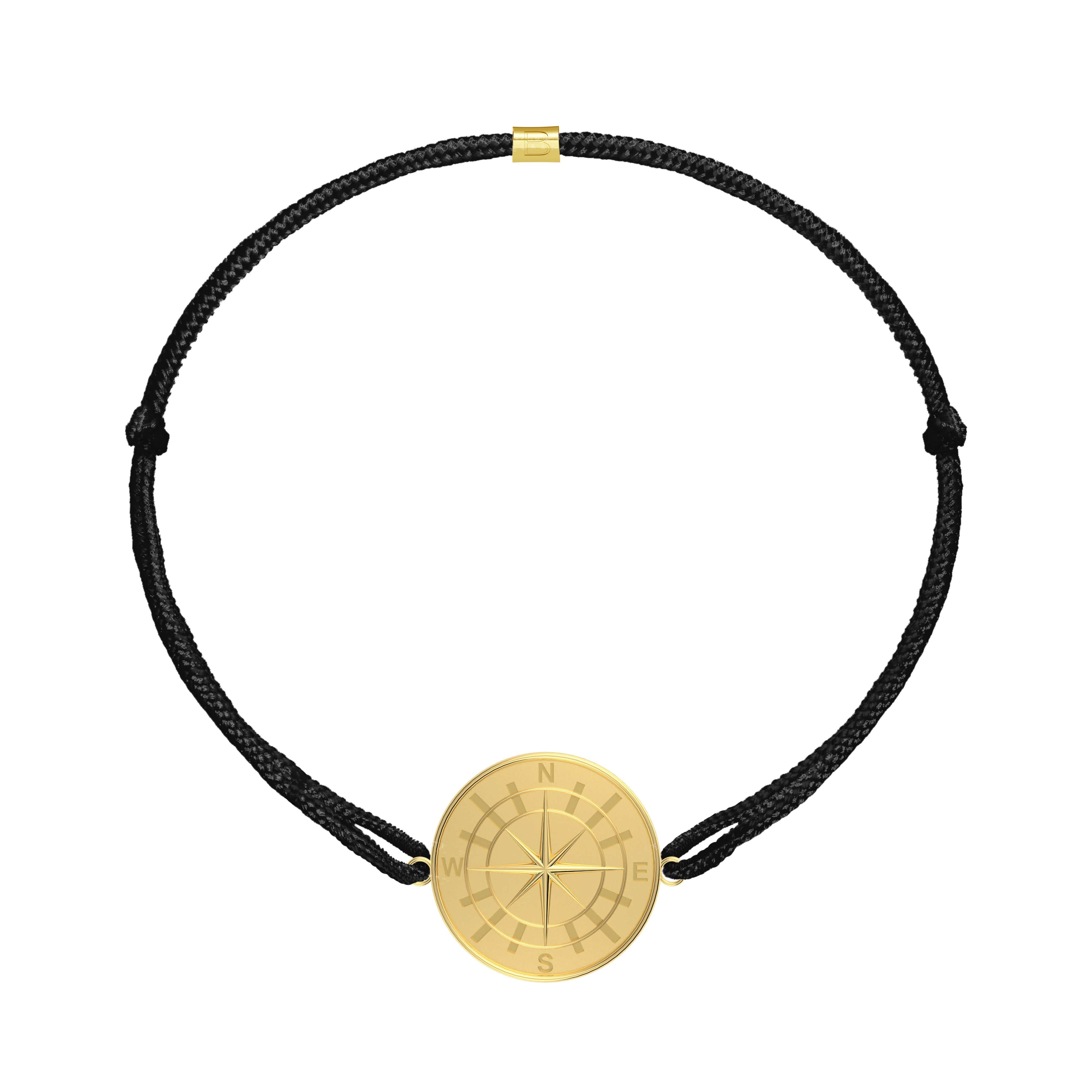 Mens deals compass bracelet