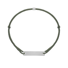 Load image into Gallery viewer, Man Plate Bracelet - Rhodium Plated
