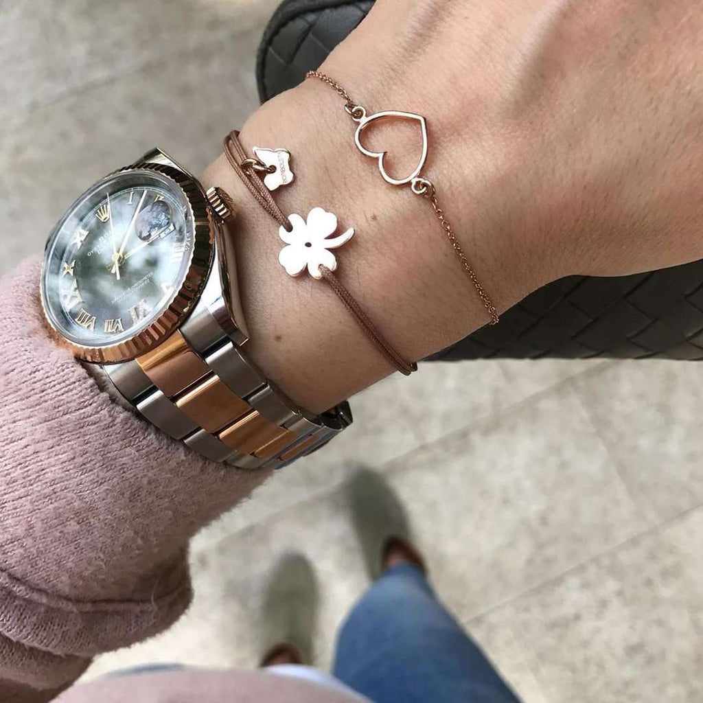 Classic Clover Bracelet - Rose Gold Plated - BRACELET - [variant.title]- Borboleta