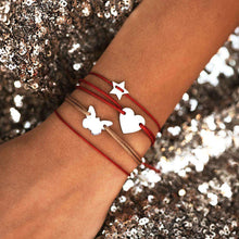 Load image into Gallery viewer, Small Star Bracelet - White Gold Plated - BRACELET - [variant.title]- Borboleta
