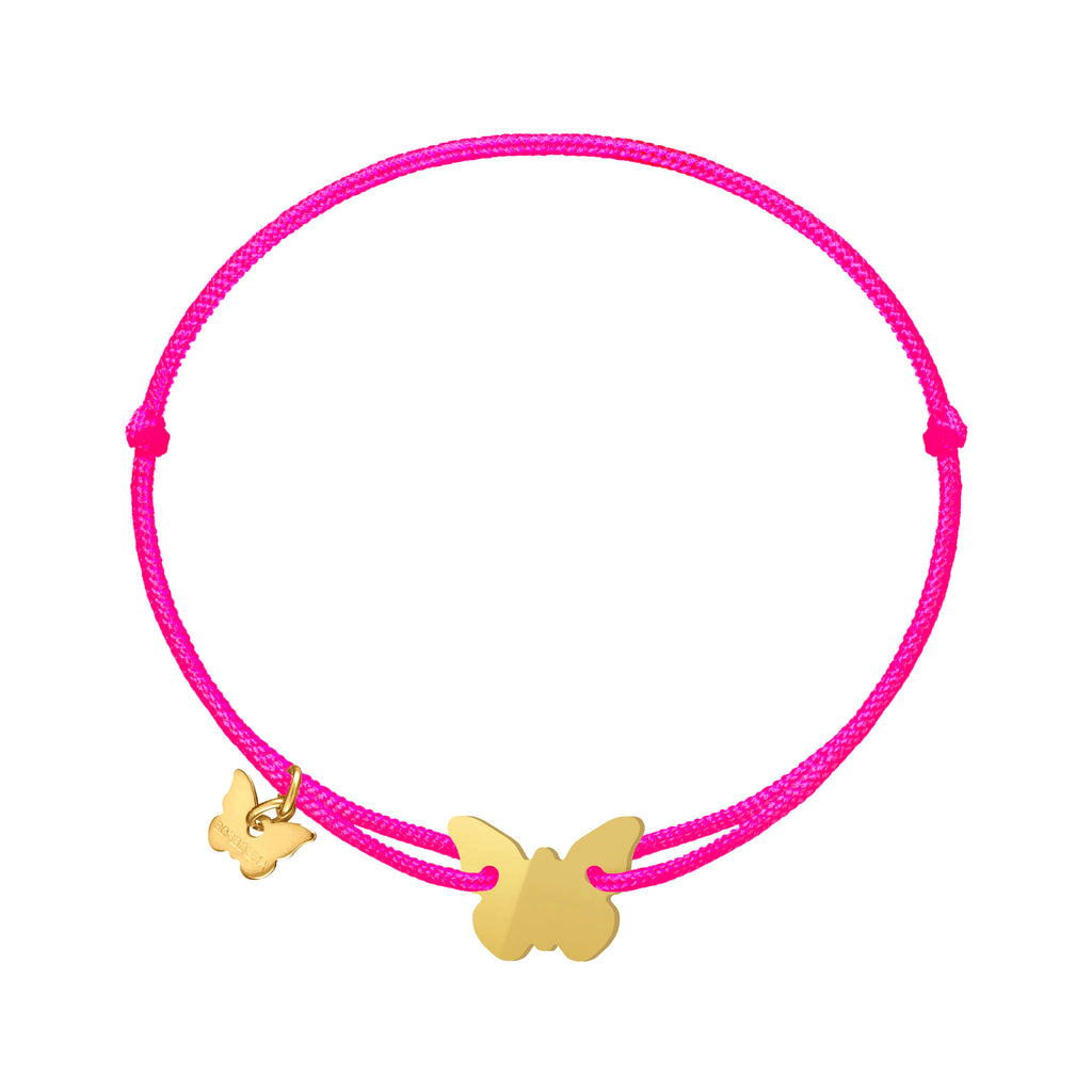 Mirror Gold Candy Butterfly Bracelet