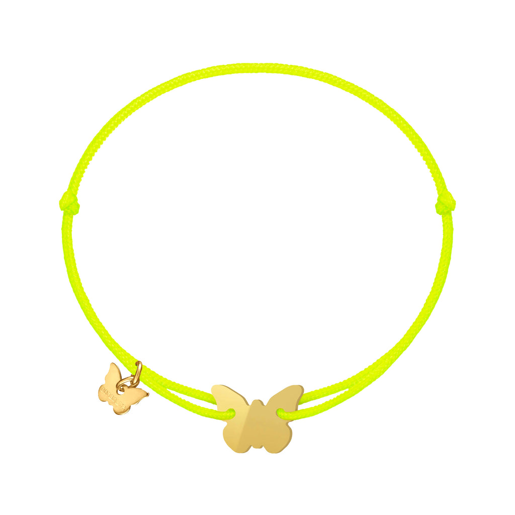 Mirror Gold Candy Butterfly Bracelet