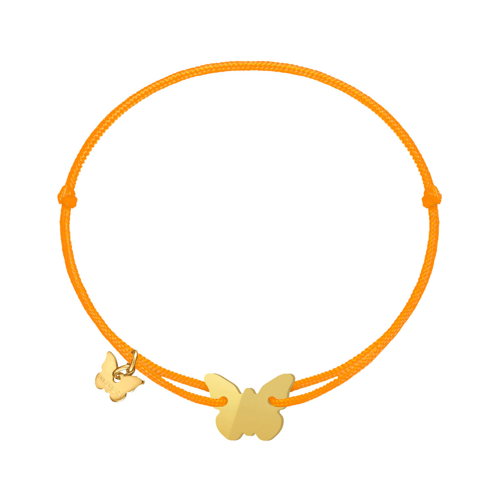 Mirror Gold Candy Butterfly Bracelet