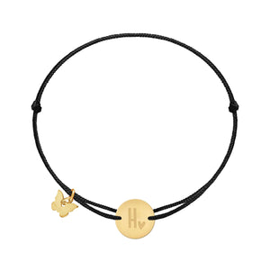 18ct Yellow Gold Love Letter Initial Bracelet