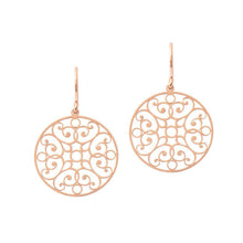 Load image into Gallery viewer, Lace Circle Earrings - EARRINGS - [variant.title]- Borboleta

