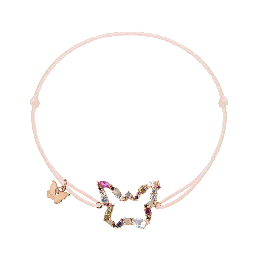 Lueur Butterfly Bracelet - Rose Gold Plated