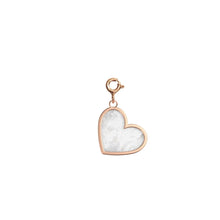 Load image into Gallery viewer, Memoire Collectable Small Heart Mother of Pearl Charm
