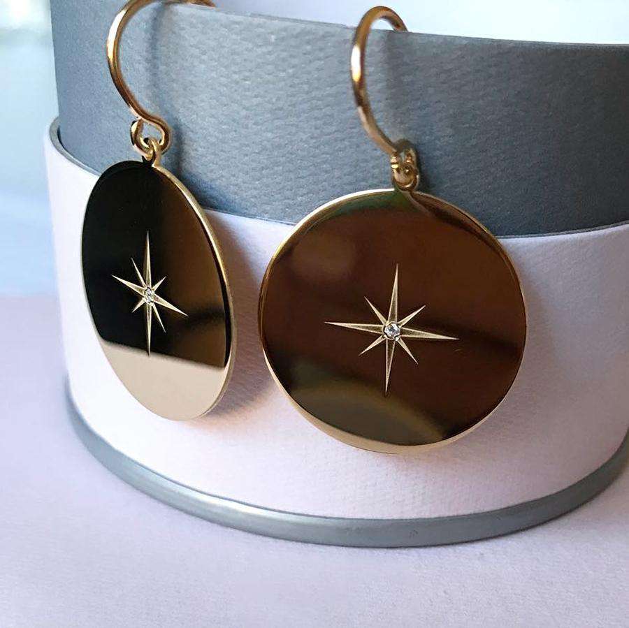 North Star Earrings - EARRINGS - [variant.title]- Borboleta