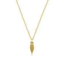 Load image into Gallery viewer, Sovilj Sapiens Crystal Necklace - Gold Plated
