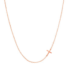 Load image into Gallery viewer, Sterling Silver Small Cross Necklace
