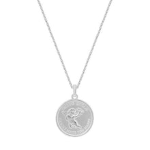 Load image into Gallery viewer, Sterling Silver Angel Medallion Necklace - NECKLACE - [variant.title]- Borboleta
