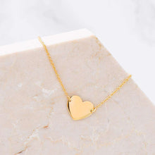 Lade das Bild in den Galerie-Viewer, Sterling Silver Heart Necklace - NECKLACE - [variant.title]- Borboleta
