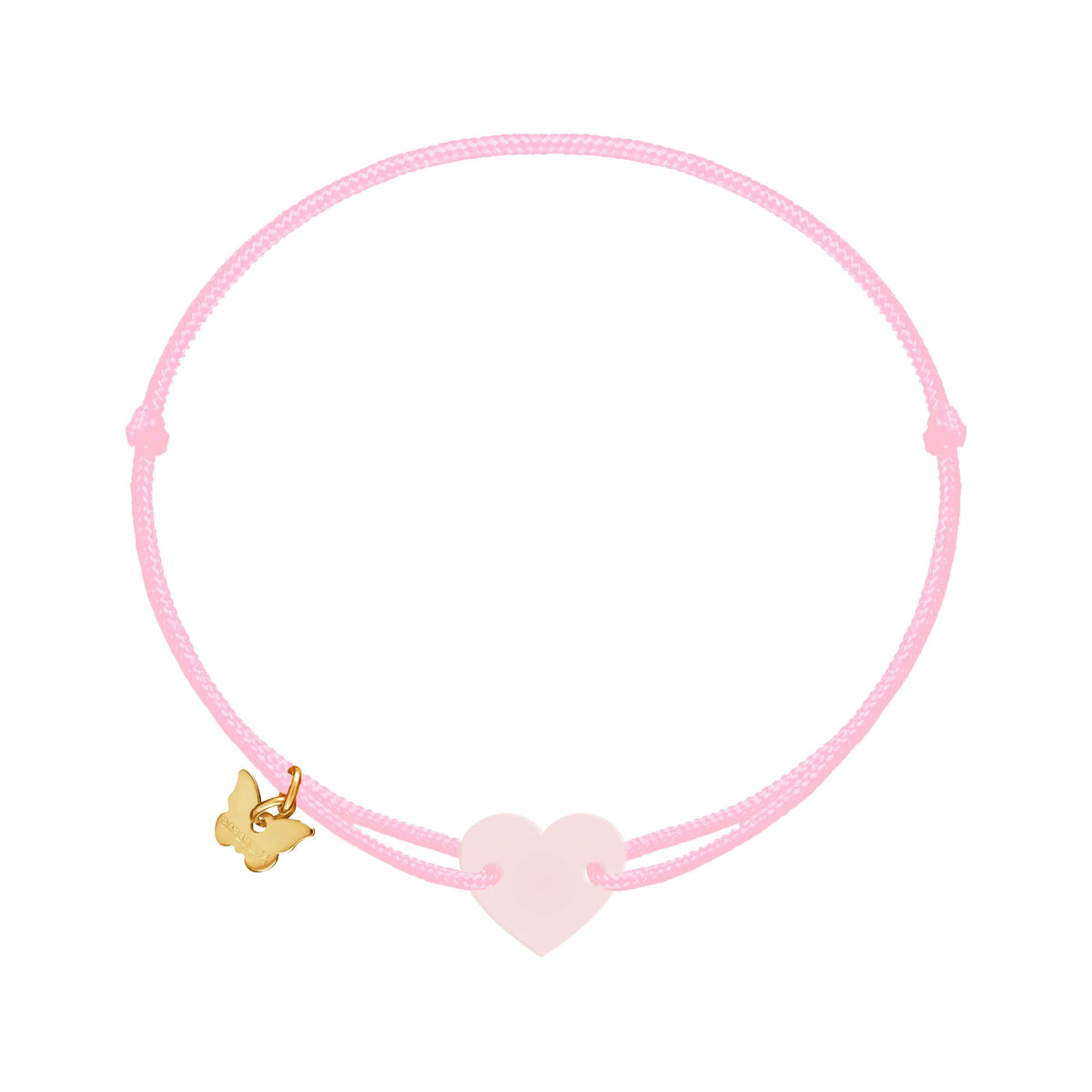 Classic Candy Heart Bracelet Borboleta Joaillerie