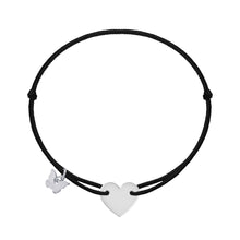 Load image into Gallery viewer, Classic Heart Bracelet - White Gold Plated - BRACELET - [variant.title]- Borboleta
