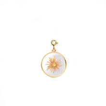 Load image into Gallery viewer, Memoire Collectable Sun Medallion Mother of Pearl Charm
