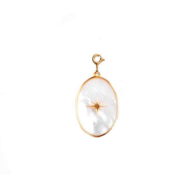 Memoire Collectable North Star Mother of Pearl Charm
