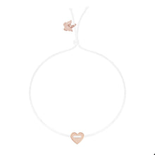 Load image into Gallery viewer, Small Heart Bracelet - Rose gold plated - BRACELET - [variant.title]- Borboleta
