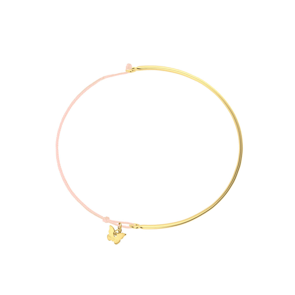 Rigid Half Bracelet - Yellow Gold Plated – Borboleta Joaillerie