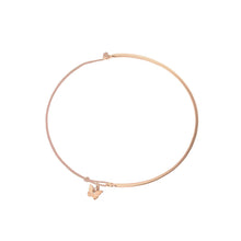 Load image into Gallery viewer, Rigid Half Bracelet - Rose Gold Plated
